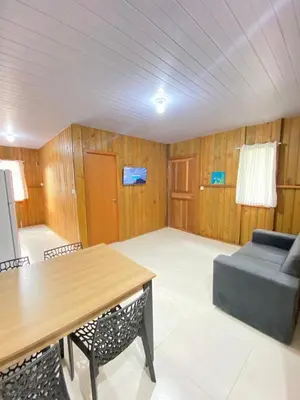 Uma área de estar em Julieta