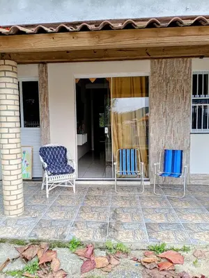 O edifício onde a casa de férias está situado