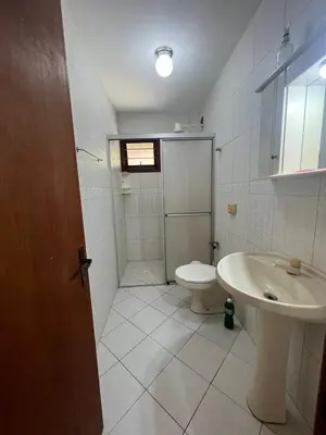 Uma casa de banho em Apartmento Quatro Ilhas - Bombinhas with ocean view!