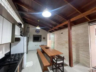 A cozinha ou kitchenette de Casa para 9 pessoas - Bombinhas Centro