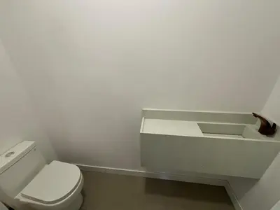 Uma casa de banho em Apartamento lindo e super confortável em itapema