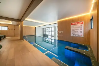 A piscina em ou perto de 314 - Flat Bem Localizado no Centro de Bombinhas