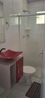 Uma casa de banho em Fim de rua