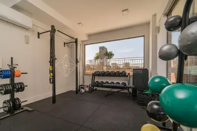 A planta de Apartamento de Alto Padrão com Rooftop 3 quartos na Praia Bombinhas com excelente localização