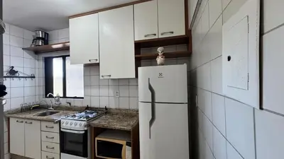 A cozinha ou kitchenette de Apartamento Quadra Mar em Balneário Camboriú
