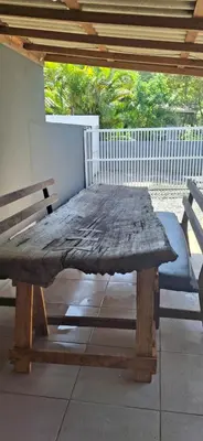 Uma varanda ou terraço em Casa tranquila