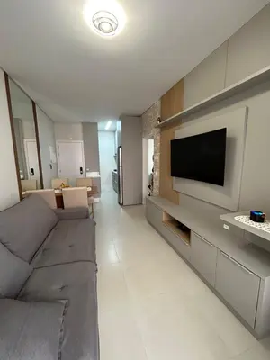 Uma televisão e/ou sistema de entretenimento em Apto Palmas - Refugio