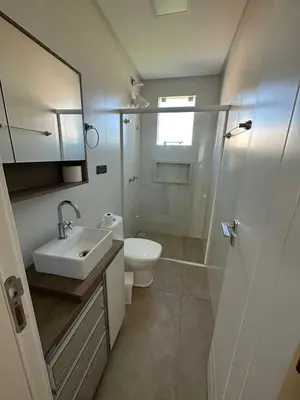 Uma casa de banho em Apto Praia de Palmas