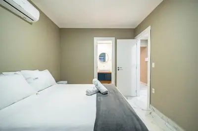 Uma cama ou camas num quarto em Achei Itapema • Monte Carlo AP003, R.279