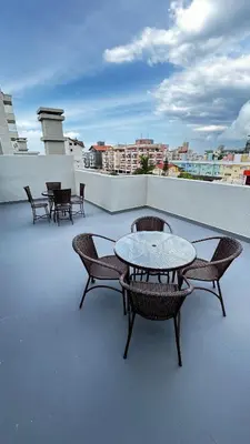A planta de Cobertura a 100 metros do mar em Bombinhas