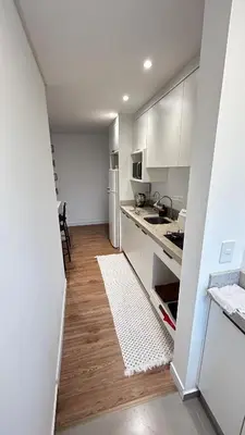 A planta de 302 - Apartamento em Condomínio Fechado com Piscina e Área de Lazer