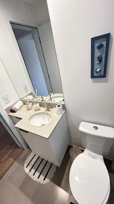 A planta de 302 - Apartamento em Condomínio Fechado com Piscina e Área de Lazer