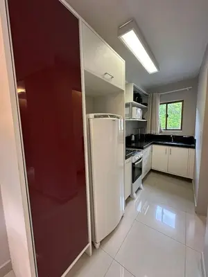 A cozinha ou kitchenette de Apartamento Completo em Bombinhas - Atol das Rocas - SC