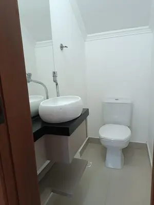 Uma casa de banho em Casa linda e espaçosa ao lado do Morro para Bombinhas