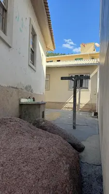 O edifício onde a casa de férias está situado