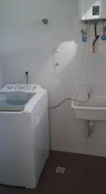 Uma casa de banho em Linda casa