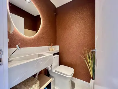 Uma casa de banho em Casa para Temporada em Camboriú