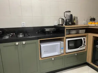 A cozinha ou kitchenette de My casa, su casa! Meia Praia - Itapema