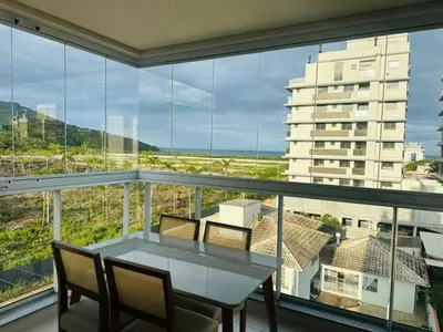 A planta de Apto Vista Mar • 3Q Praia Grande