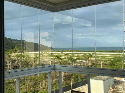 A planta de Apto Vista Mar • 3Q Praia Grande