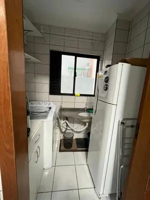 Uma casa de banho em Aparatamento 3 dormitorios em Meia Praia - Itapema
