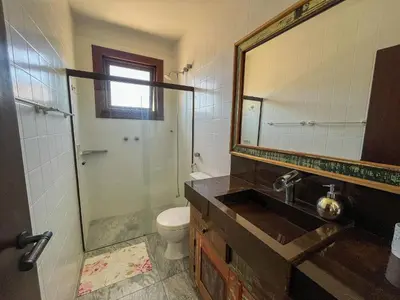 Uma casa de banho em c620 - Apartamento Frente Mar - Bombinhas/SC