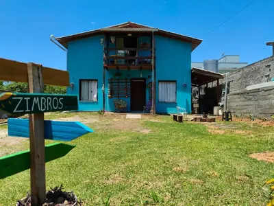 O edifício onde a casa de férias está situado