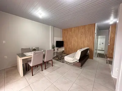 A planta de Casa com 02 Quartos em Balneário Camboriú