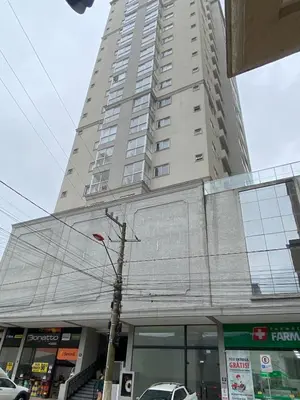 O edifício onde o apartamento está situado