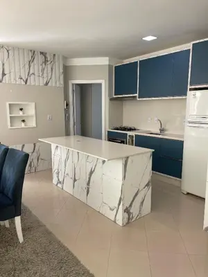 A cozinha ou kitchenette de Apartamento Meia Praia - Sensation 801