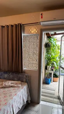 Uma cama ou camas num quarto em Casa Temporada Aconchegante