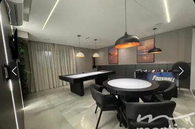 A planta de Apartamento Flat Elegance Bombinhas