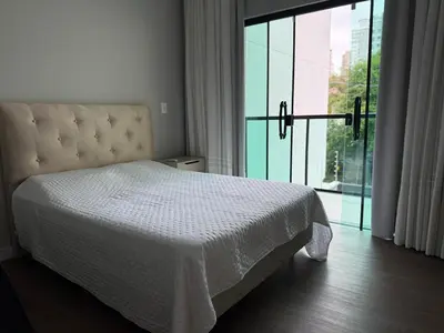 Uma cama ou camas num quarto em Casa 2 no coração de Meia Praia