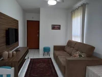 Uma área de estar em Residencial bella praia 2 H26