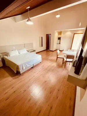 A planta de Apartamentos Loft no centro de Bombinhas