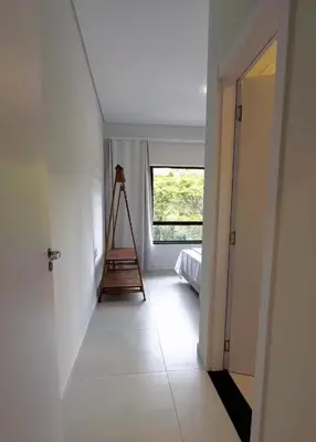 A planta de Casa com 3 quartos em Bombinhas