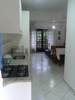 A cozinha ou kitchenette de Sobrado 300m praia de Bombas