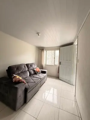 Uma área de estar em Casa a 100m Praia de Zimbros, Bombinhas