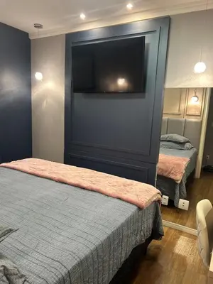 Uma cama ou camas num quarto em Apartamento Alto Padrão