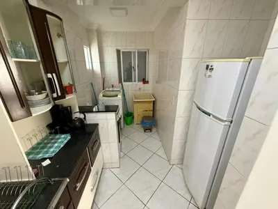 Uma casa de banho em Apto 3 quartos sendo 1 suíte - Quadra Mar - Meia Praia