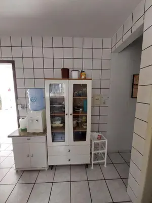 A cozinha ou kitchenette de Casa Espaçosa Meia Praia