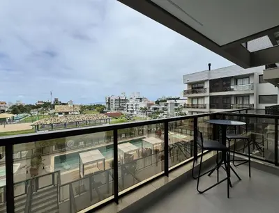 A planta de Oásis do Atlântico 307 A - Apartamento no condomínio clube na Praia de Palmas com vista para o mar