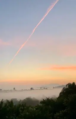 Paisagem natural perto da casa de férias