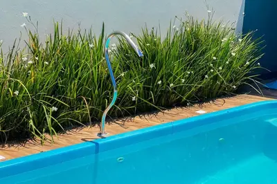 A piscina em ou perto de Casa com piscina privativa para locação - 0316