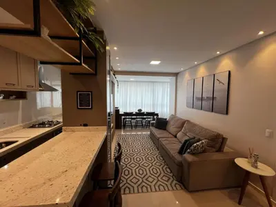A cozinha ou kitchenette de Apartamento em Mariscal 2 Quartos e Perto da Praia
