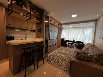 A cozinha ou kitchenette de Apartamento em Mariscal 2 Quartos e Perto da Praia