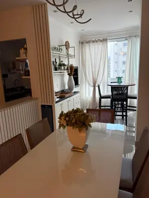 A cozinha ou kitchenette de Apartamento Morretes