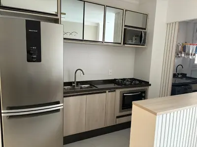 A cozinha ou kitchenette de Apartamento Morretes