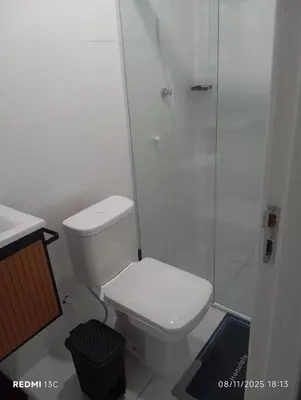 Uma casa de banho em Residencial Trentin