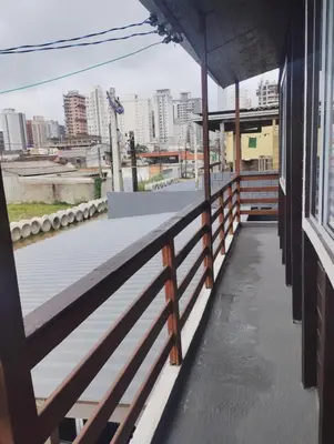 Uma varanda ou terraço em Residencial Trentin